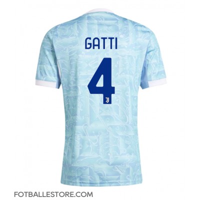 Juventus Federico Gatti #4 Bortedrakt 2025-26 Kortermet Juventus Federico Gatti #4 Bortedrakt 2025-26 Kortermet